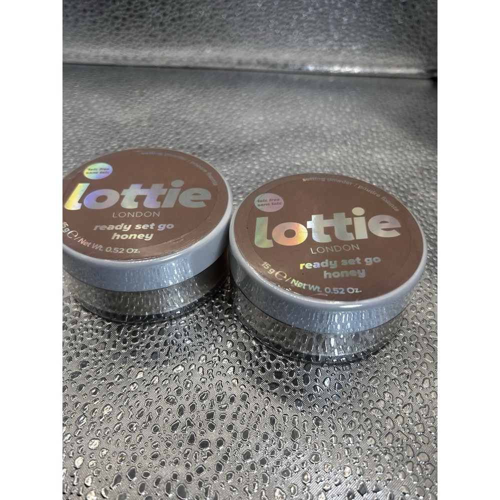 (2) Lottie Ready Set Go Honey Setting Powder 0.52 oz Sealed